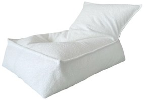 Sedací vak Boucle, biely