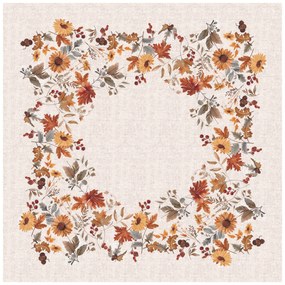 Forbyt Prestieranie Jesenné kvety, 35 x 45 cm, súprava 4 ks