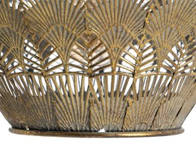 Závesné svietidlo v zlatej farbe s kovovým tienidlom ø 47,5 cm – Ixia