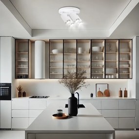 Brilagi - Kúpeľňové bodové svietidlo SELE AQUA 4xGU10/30W/230V IP44 biela