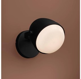 Eglo 390081 - Nástenné svietidlo UPANEMA 1xE27/28W/230V čierna