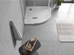 Mexen Flow, štvrťkruhová sprchová vanička slim 90 x 90 cm, biela lesklá, 46Q109090