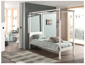 Biela detská posteľ 90x200 cm PINO CANOPY – Vipack