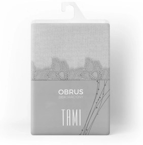 OBRUS TAMI 35X140 CM STRIEBORNÝ