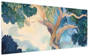 Obraz – Vesmírny strom (120x50 cm)