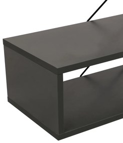 Televízny stolík Zigzag Anthracite