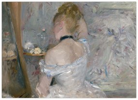 Obraz - Berthe Morisot, Woman at Her Toilette, reprodukcia (70x50 cm)