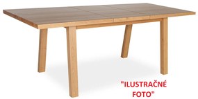 Domov Združenie  GRADO 160R L36 DA - Stôl lamino 160 x 90 + 50 cm, plát 36mm, dub arlington