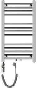 Mexen Mars, elektrické vykurovacie teleso 700x400 mm + vykurovacia tyč 300 W, chrómová, W110-0700-400-2300-01
