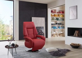 XXXLutz RELAXAČNÉ KRESLO, koža, červená Sit & More - Online Only obývacie izby - 000144005910