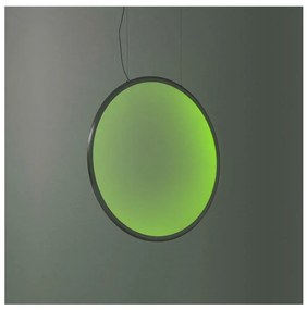 Artemide 1992310APP-LED RGBW Stm. luster na lanku DISCOVERY LED/42W/230V antracit