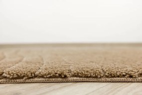 Kúpeľňový koberček Sara béžový, vlny