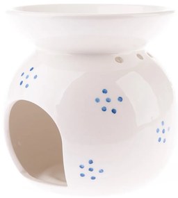Porcelánová arómalampa Campesino biela, 9,8 x 12,5 cm