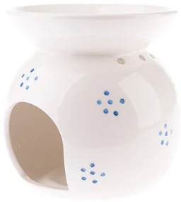 Porcelánová arómalampa Campesino biela, 9,8 x 12,5 cm