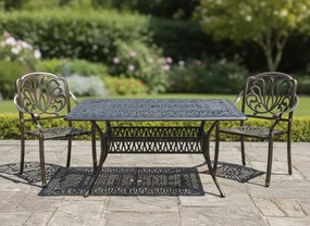 Zahradní stůl Hastings 150 cm antický bronz