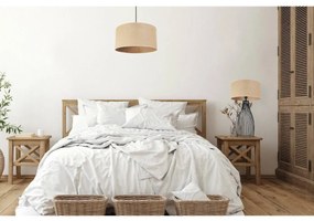 Stolná lampa Juta, 1x jutové tienidlo, (výber z 3 farieb konštrukcie), u