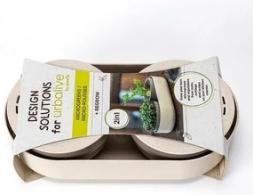 Plastia Veľká farma Micro, slonová kosť s kávovou usadeninou
