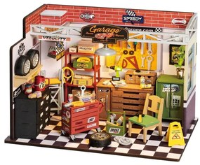 RoboTime - Miniatúra domčeka Garáž 2xAAA