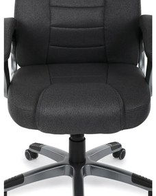 Kancelárske kreslo DEXTER — látka, sivá