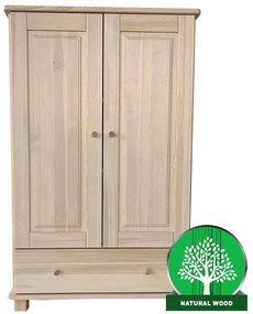 Skriňa 80/2D/1S borovica s falcom