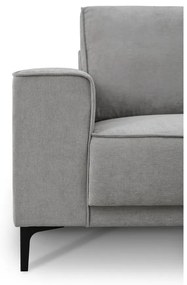 Sivá rohová pohovka (pravý roh/s leňoškou) Copenhagen – Scandic