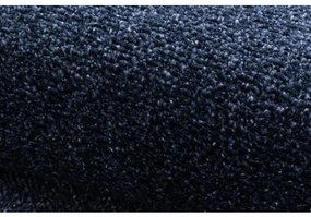 Okrúhly koberec SOFTY Jednotný, Jednobarevný, tmavo modrá Veľkosť: kruh 200 cm