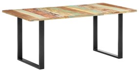 Jedálenský stôl 180x90x76 cm, recyklovaný masív