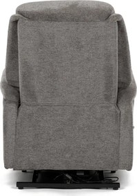 Polohovacie kreslo sivé, elektrické TV-Q8575 GREY2