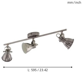 Eglo 96554 - LED Bodové svietidlo SERAS 3xGU10/3,3W/230V