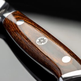 Gudaro - Damaskový kuchynský nôž FENG 3,5", 67 vrstiev ocele, dĺžka 9,5 cm