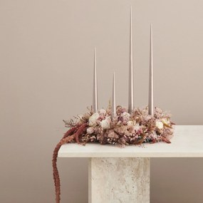 ester & erik Sviečka Taper 32 cm – 94 Champagne Metallic – sada 2 ks