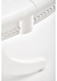 Rozkladací jedálenský stôl WILLIAM biely