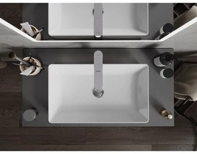 Mexen Nadia, umývadlo na dosku 60x35 cm, biela, 21616000