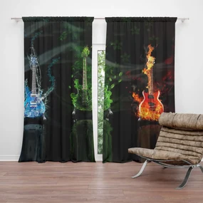 Sablio Záves Gitary: 2 ks 140x250 cm
