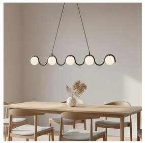 Luster na lane SINUS 5xG9/8W/230V čierna