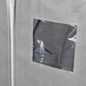 Sivý obal na oblečenie Compactor Boston, 60 x 100 cm