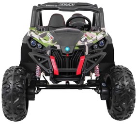 RAMIZ ELEKTRICKÁ AUTÍČKO JEEP UTV - XMX - CAMO- LCD - 4X4 - MOTOR 4X45W - BATÉRIA 2X12V7AH - 2023