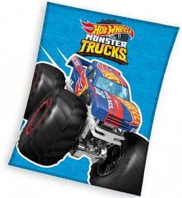 Detská deka Hot Wheels Monster Trucks 130x170 cm
