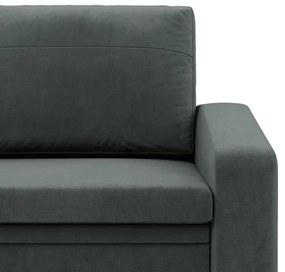 Kreslo ORBIT Kronos rozkladacie, tmavosivé