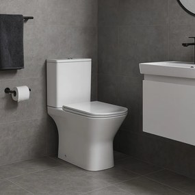 Invena Livion, WC kombi misa s nádržkou vrátane splachovacej súpravy, Tornádo technológia splachovania, sedátko s pomalým zatváraním, INV-CE-82-K01-J