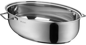 WMF - Oválny pekáč s pokrievkou  41x28,5 x18 cm nerez