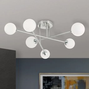 Orion DL 7-786/6 - Prisadený luster SNOWWHITE 6xG9/20W/230V pr. 84 cm matný chróm