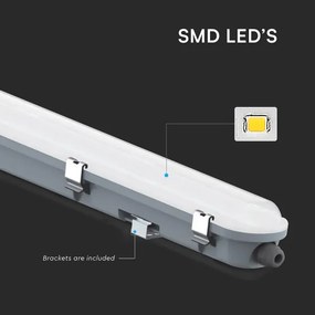 LED technické žiarivkové svietidlo s pohybovým senzorom LED/36W/230V 6500K IP65 120 cm