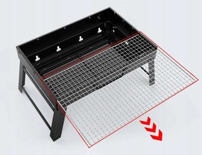 GGV Skladací turistický gril prenosný