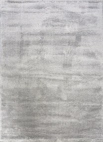 Koberec Microsofty 8301 Light Grey – sivý shaggy obdĺžnik Rozmer: 120x180 cm