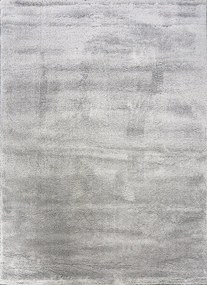 Koberec Microsofty 8301 Light Grey – sivý shaggy obdĺžnik Rozmer: 200x290 cm