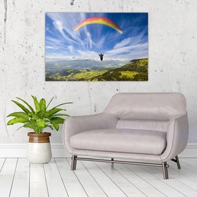 Obraz - Paragliding (90x60 cm)