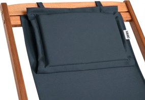 Záhradné lehátko SIENA, 94x60x94cm, antracitová Jurhan