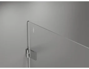 Mexen Lunar-B Duo, výklopný sprchový kút 85 x 80 cm, 8mm číre sklo, chrómový profil, 832-085L-080P-01-00