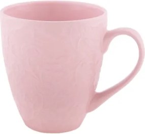 Hrnček 530 ml, ružový kvetinový%